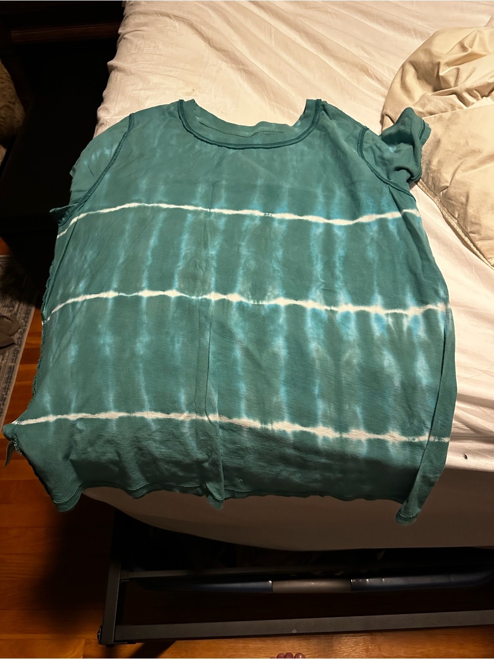 Universal Thread Teal Blue Tie-Dye Short Sleeve Tee